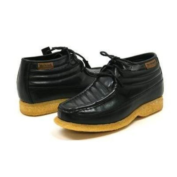 British Walkers Castle Men's Black Leather - Picture 1 of 8